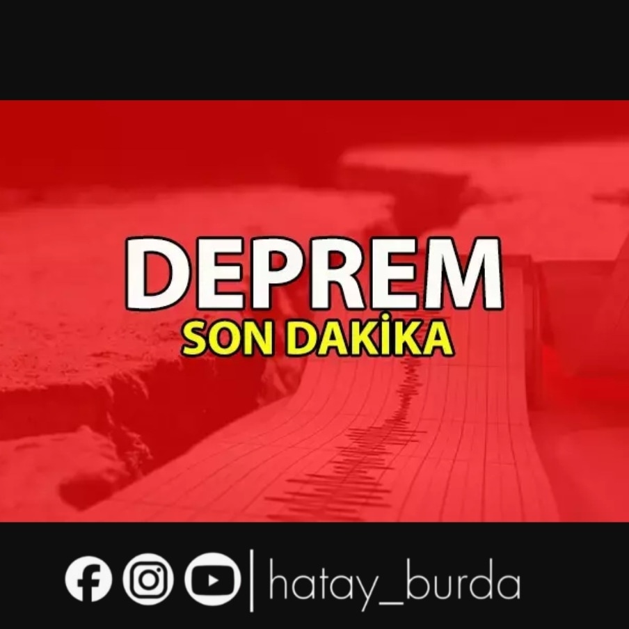 DEPREM OLDU 
Merlez üssü #karlısu #Antakya #Hatay #3.8 şiddetinde 5.1.derinliğinde