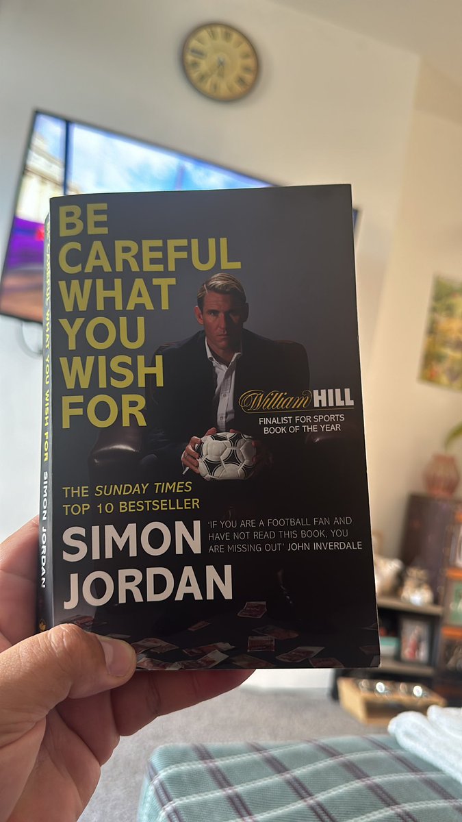 ScottDunders's tweet image. How have I not read this before now? Best book I’ve read so far and can’t put it down! @Sjopinion10’s views are spot on about football, the running of the game and business in general! Love to have 30 minutes picking his brains! #becarefulwhatyouwishfor