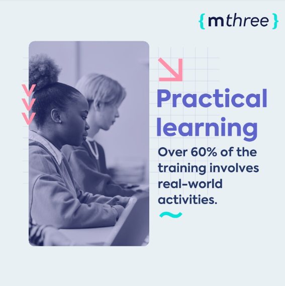 mthree_co's tweet photo. - Software Development  
- Artificial Intelligence (AI)  
- Data  
- Cloud  
- SRE &amp; DevOps 
- Business &amp; Banking  
- Enterprise Technology  
- Cyber &amp; Networking  
- Leadership &amp; Management  
- Innovative technologies https://t.co/9zhJ1MeGb1