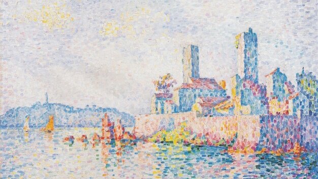 “Give me books, French wine, fruit, fine weather, and a little music played out of doors by somebody I do not know.” 
      ~ John Keats

🎨 Paul Signac