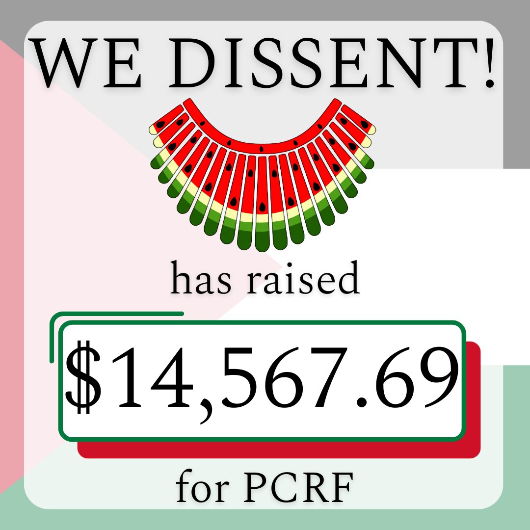 WeDissentStream's tweet photo. Day 3 starts us off SO close to our $15k milestone! Your support not only allows us to offer you all fun prizes, but also supports @ThePCRF who helps children all across the middle east in critical need! Thank you! 
#wedissent #wedissent2024 #fundraiser #Palestine https://t.co/WPeq0DHCZJ