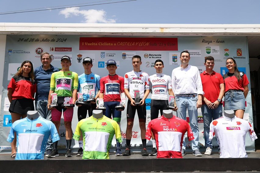 💚 Concluimos hoy una gran #VueltaCyL 

💪🏻 Gran labor del EQUIPO para conseguir dos victorias de etapa 🏆, mejor joven y ser segundo clasificado en la general con Nil Gimeno. Sergio Romeo termina la vuelta cerca del triunfo 

📷 <a href="/vueltacyl24/">vueltacyl</a>  Alberto Guervós