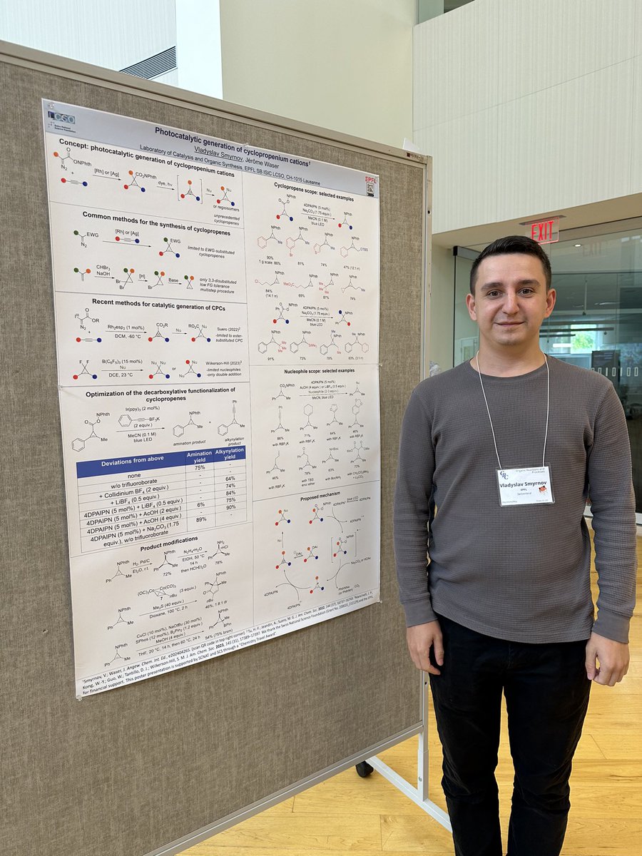 Vladyslav Smyrnov (@vlad__smyrnov) on Twitter photo It was a great experience at GRC Org. reactions and processes. Had the chance to discuss and learn from tons of great chemists from industry and academia. Thanks to <a href="/SCNATChemistry/">SCNAT Platform Chemistry</a> for the chemistry travel award. It was a great experience at GRC Org. reactions and processes. Had the chance to discuss and learn from tons of great chemists from industry and academia. Thanks to <a href="/SCNATChemistry/">SCNAT Platform Chemistry</a> for the chemistry travel award.