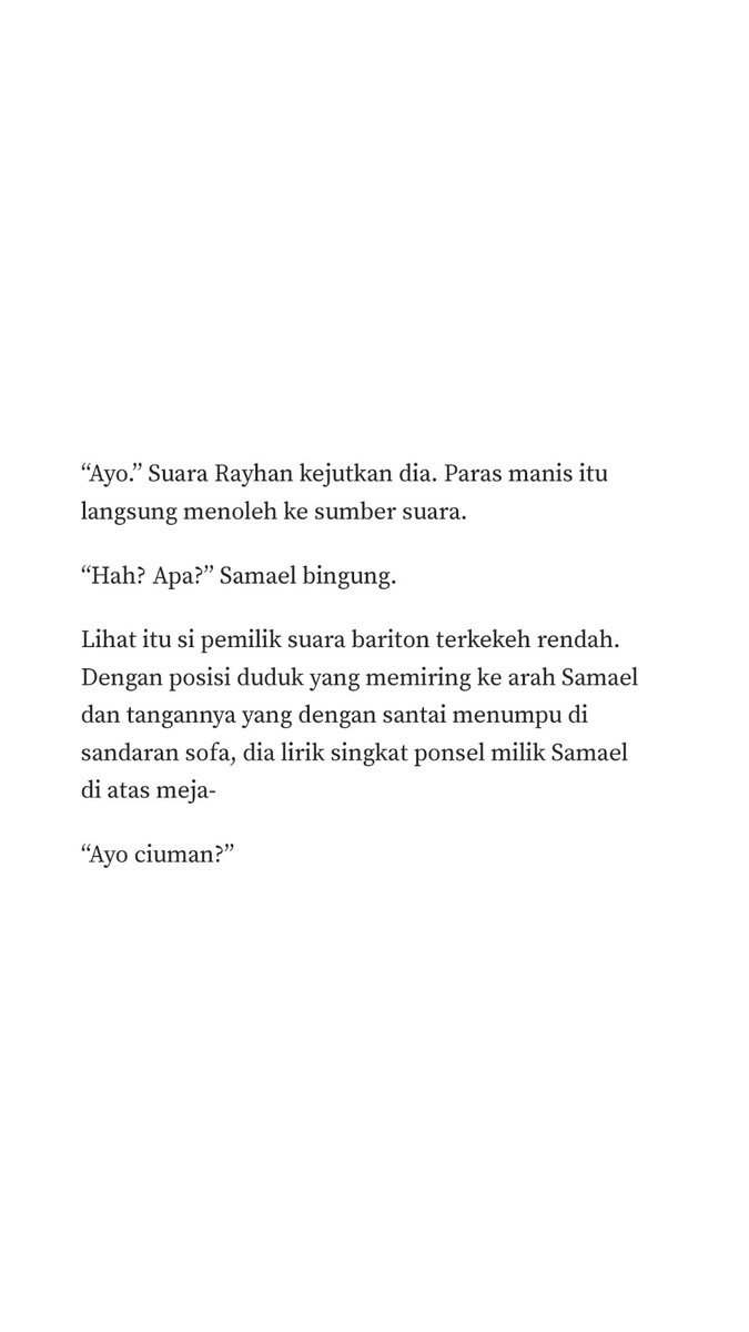 fheeverx's tweet photo. — we found love in the hopeless place 🔞

nikhoon few tweets AU

tidak ada yang menyangka bahwa pertemuan dua individu yang sedang kusut malah ciptakan bara api cinta yang menyulut.

ini kisah Rayhan dan Samael yang jatuh cinta di sebuah tempat penuh dosa; club malam. 

©fheeverx https://t.co/asm1DG52na