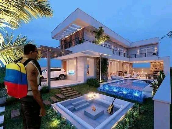 El man que vende el vidrio templado volviendo a una de las mansiones que dejó en Venezuela 😌🔪