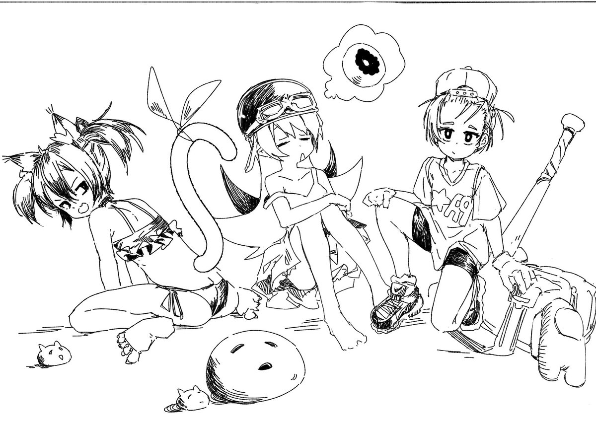 higu_shi's tweet image. Drawing donuts from memory is harder than I thought