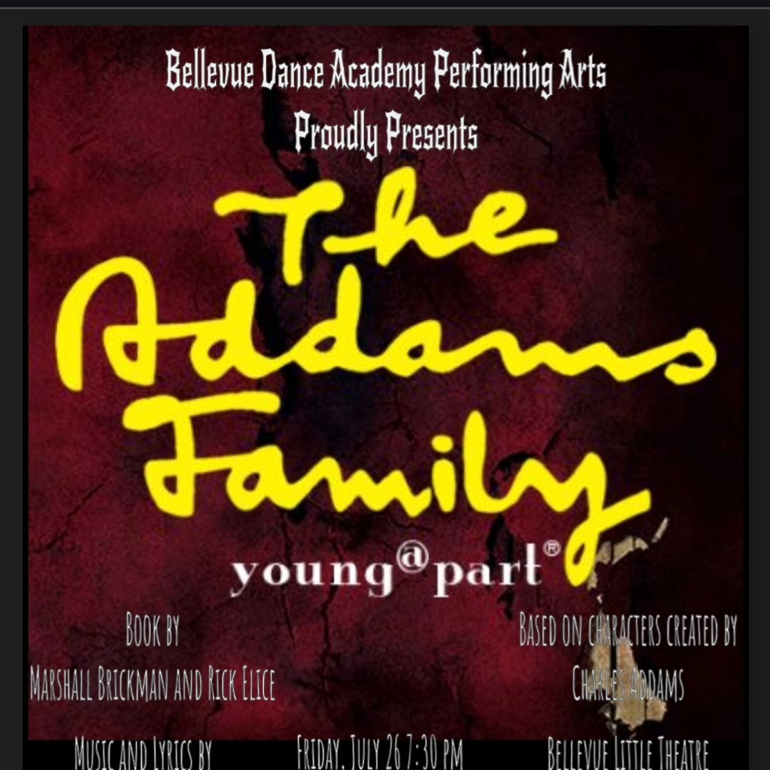 jodimasters's tweet image. Sabrina and I got to go see Ava (Radley's girlfriend) and her sisters in The Addams Family tonight at the Bellevue Little Theatre! They are sooo talented!! I was impressed by the entire production actually—which from casting to showtime was only two weeks! Ava was Wednesday 🖤
