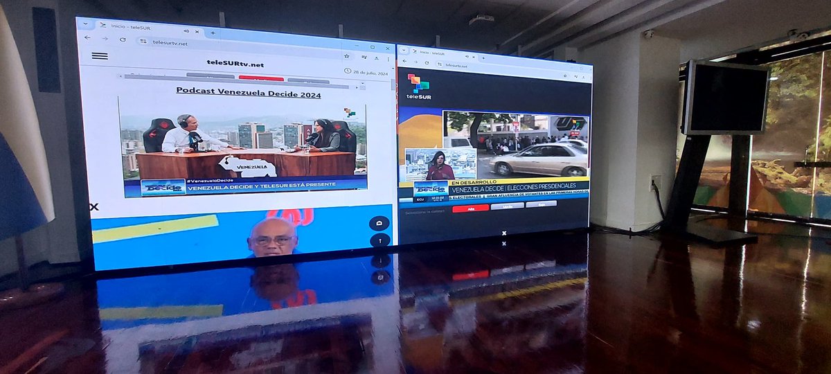Por TV tradicional o por streaming puedes estar informado de #VenezuelaDecide. Ven con nuestra multiplataforma, porque <a href="/teleSURtv/">teleSUR TV</a> conoce Venezuela.