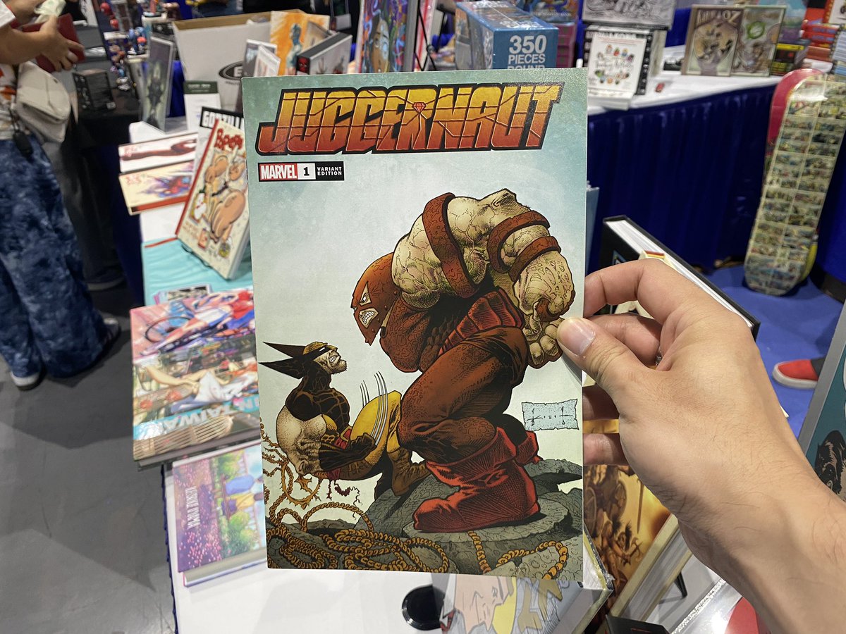 clover_press's tweet image. Last day at San Diego Comic-Con! Come to booth #4518 for a free Juggernaut #1 Sam Kieth variant cover!

#marvel #samkieth #comics #juggernaut #wolverine #cloverpress #sdcc #sandiegocomiccon #sdccexclusive