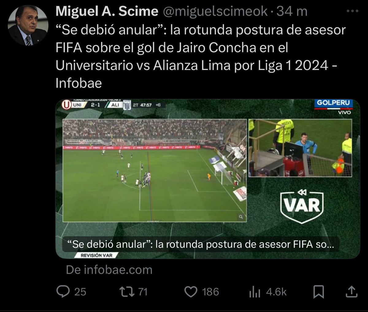 j_escalanteg's tweet photo. @ef_ra_in No hay peor ciego quien no quiera ver. Es evidente la participación de Dulanto. Asi lo pases una o mil veces no lo entenderan. https://t.co/G7mqqnXFAW