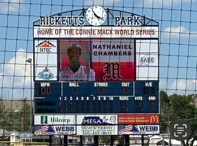 TGinglo's tweet photo. Thank you @michaelmelvin for taking photos of @n_chambers_06 coming in as relief in the third. Wish we could be there to cheer our Tigers on! Nathaniel was the winning pitcher! So happy for our boys! https://t.co/zsuUHD3DQe
