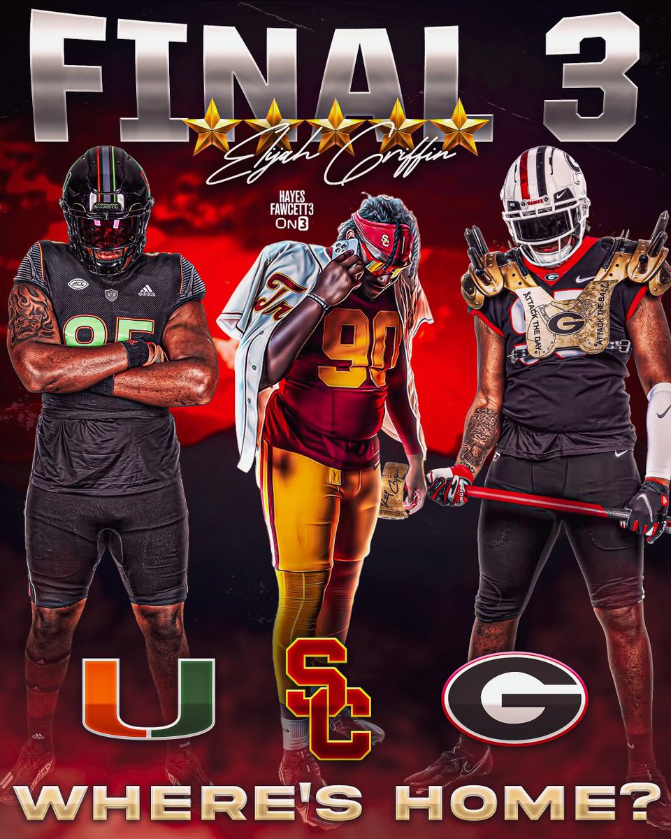 Elijah Griffin (@elijahgriffin95) on Twitter photo I Thank God for moments like these!!!
Respect my decision ❤️ <a href="/SCPSAthletics/">SCPS Athletics</a> <a href="/ChadSimmons_/">ChadSimmons</a> <a href="/RustyMansell_/">Rusty Mansell</a> I Thank God for moments like these!!!
Respect my decision ❤️ <a href="/SCPSAthletics/">SCPS Athletics</a> <a href="/ChadSimmons_/">ChadSimmons</a> <a href="/RustyMansell_/">Rusty Mansell</a>