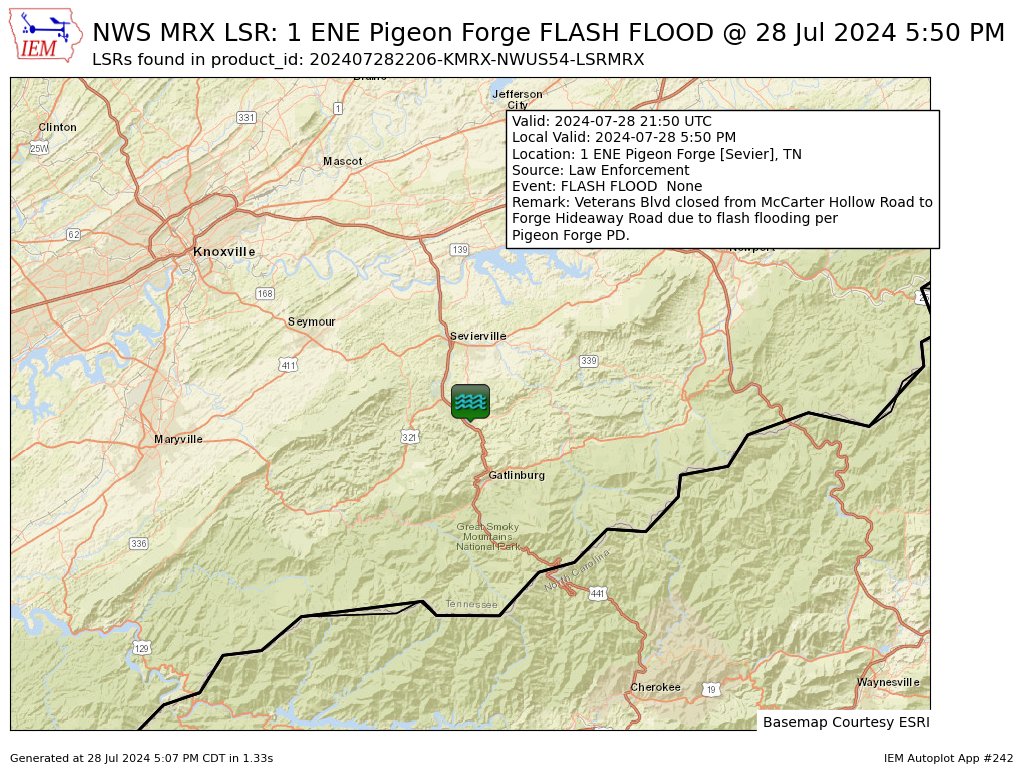 East Tennessee Severe Weather Center tweet media