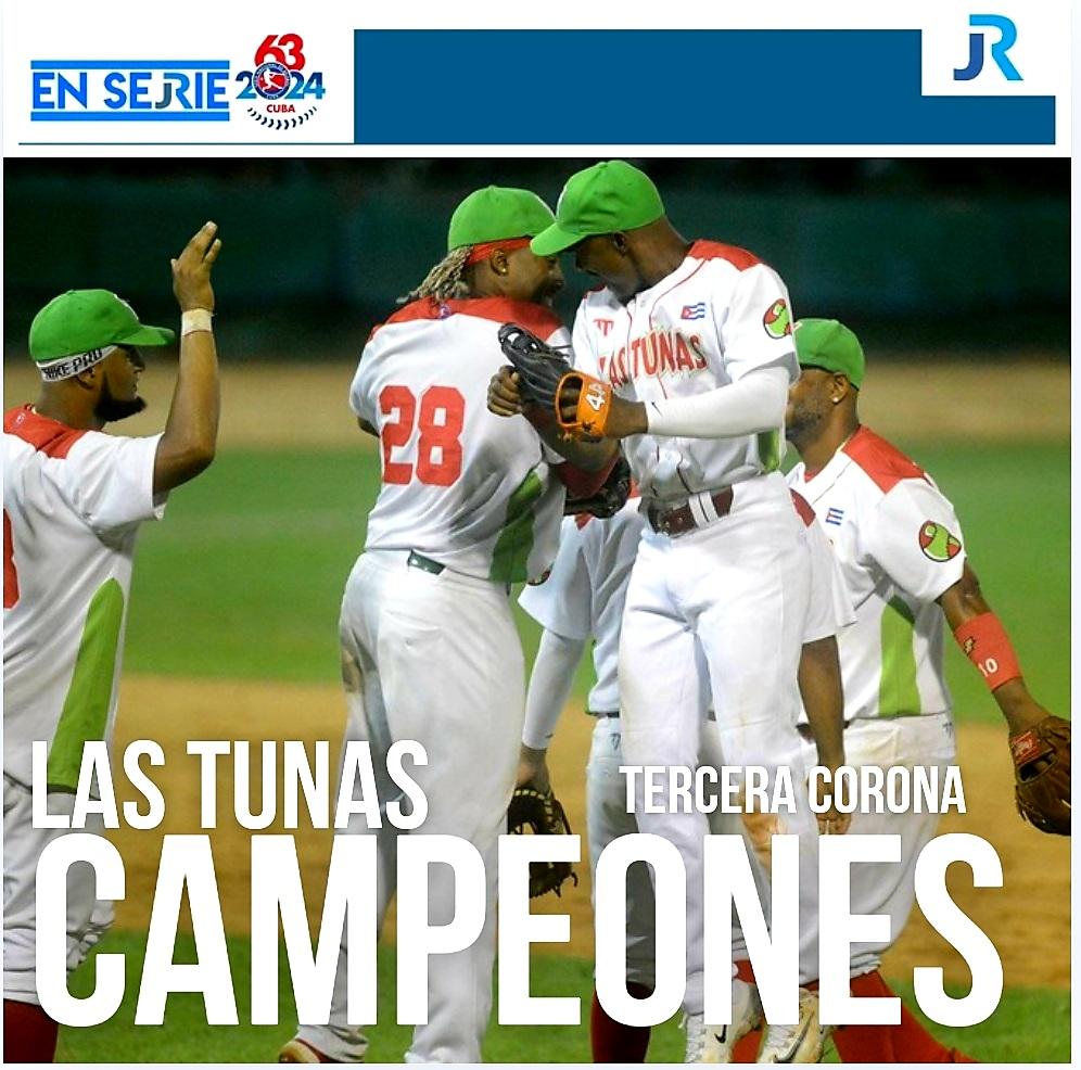 #DeporteCubano 🇨🇺 #Beisbol ⚾️ 🇨🇺 #63SBB #LaFinal 

Mientras la delegación de #Cuba participa en los #JuegisOlímpicos de #Paris2024,  en el Julio Antonio Mella, los #Leñadores de #LTU alzaron su tercera 🏆, dos de manera consecutiva, al vencer a #PRI 6-1 y retienen su campeonato
