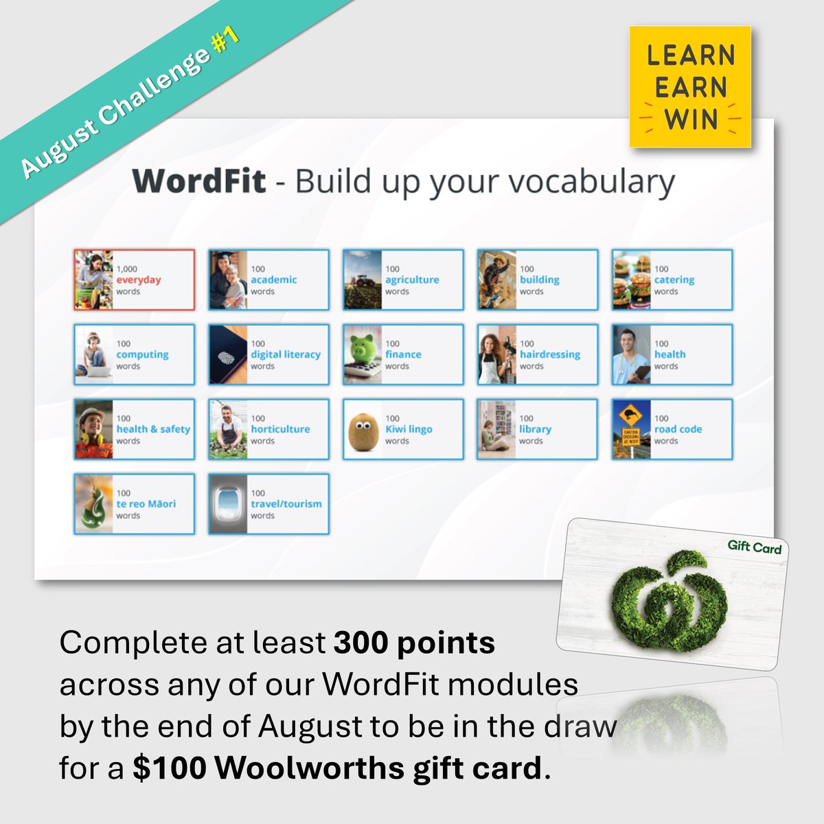 Get ready for our first AUGUST CHALLENGE!
#pathwaysawarua #LearnAndWin