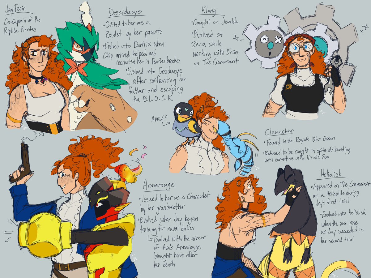 teehee_vibes's tweet image. // jrwi spoilers , jrwi spoilers

Ignore that part 2 took seven years to draw… but hooray! 
Jay Ferin in the Riptide Pokemon AU!!

#jrwifanart #jrwiriptide