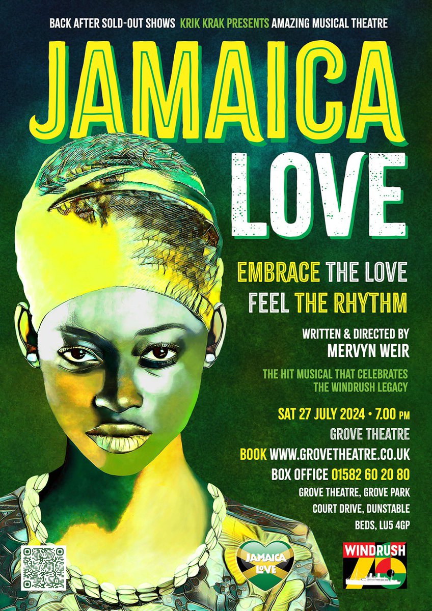 Thank you Luton for coming out last night for another amazing performance of ‘Jamaica Love’ at Grove Theatre👏🏾👏🏾👏🏾🇯🇲🇯🇲🇯🇲🎵🎶🫶🏾
#Jamaica #Jamaicalove #Reggae #musical #musicaltheatre #windrush #singer