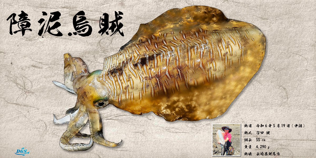 魚拓 イカバージョン 魚拓 イカバージョン
