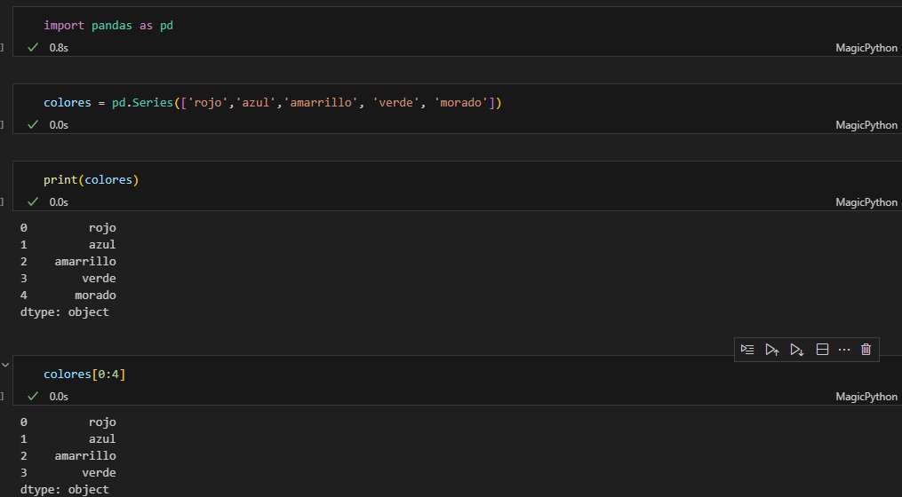 Jarez_Dev's tweet image. #100DaysOfCodepython #100DiasDeCodigo #pythoncodeEn el día 70 retomado el reto de 100 días de python fui lo ultimo mirando lo basico de numpy y comenze a ver pandas tambien comennze a usar la extencion de jupiter en el vscode y inicie con las Series