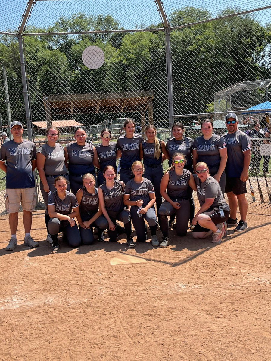FloqBand's tweet photo. Two Fairless teams battled against teams from East Canton, Alliance, Green, Lake, Jackson, Perry, &amp; Greentown.  I couldn’t be more proud to say that your Falcons earned 2 podium spots!  Espenscheid fought tooth and nail earning 3rd &amp; Blackwood earned 1st!  The future is bright🥎 https://t.co/eC8YZhuETh