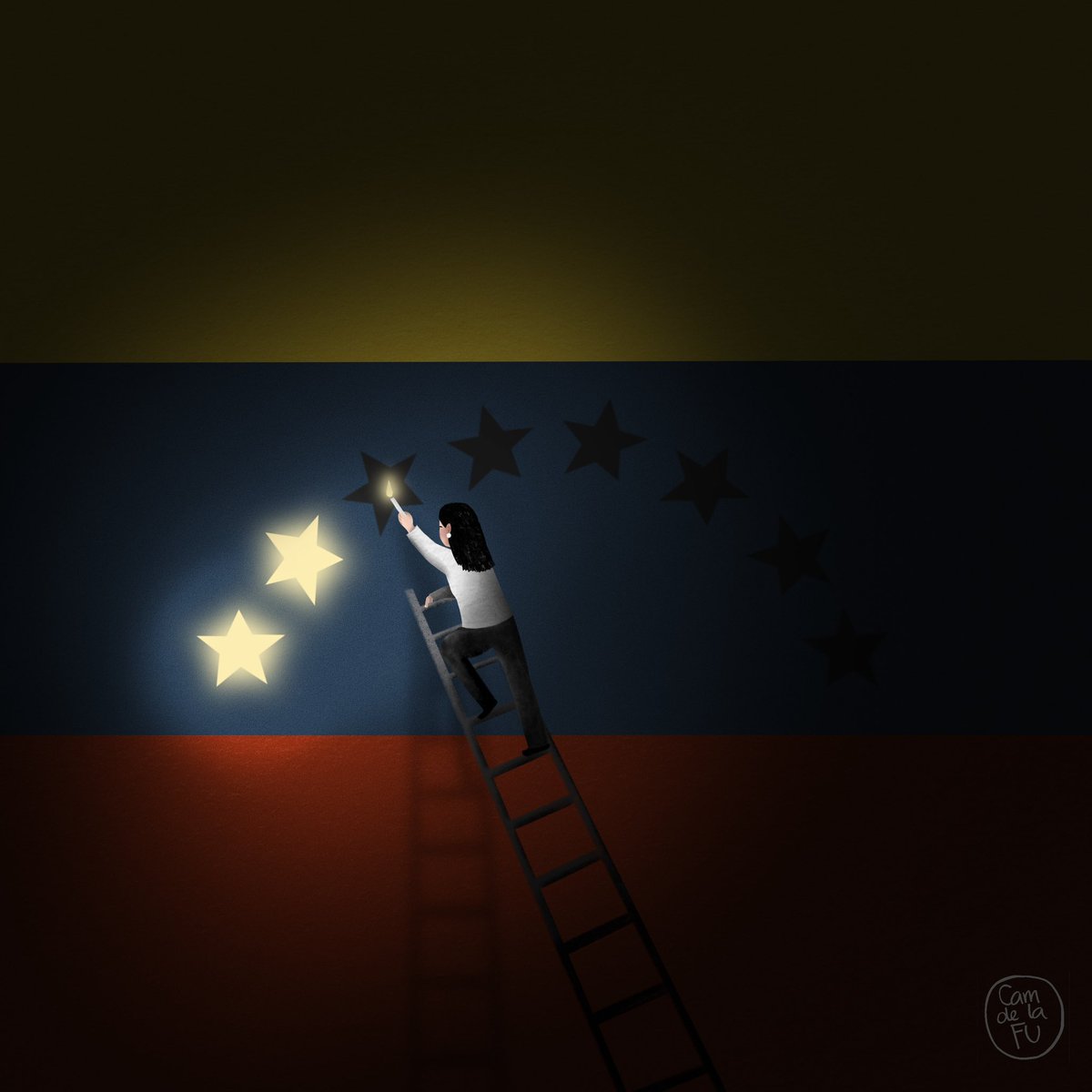 ansazar's tweet photo. Con la esperanza de ver renacer a un país precioso. 💫  #EleccionesVE2024 https://t.co/uk4oCqcKQJ