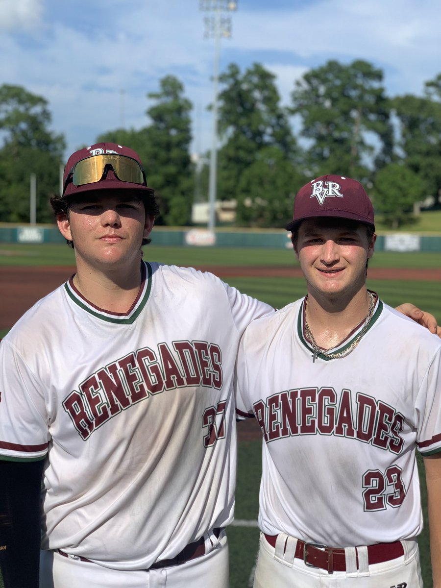 RBI Baseball (@rbibaseballtx) on Twitter photo 🏅Championship Co-POGs🏅
(L) Charley Goodwin (New Waverly HS-2026)
2-2, 2B, 1B, 2 R, 2 RBI, 1 BB
(R) Dawson Keim (Brenham HS-2026)
5.0 IP, 5 H, 2 ER, 2 BB, 3 K, 65-48
2-2, 2B, 1B
Final:
<a href="/BVRenegades/">BV Renegades</a> 16U Maroon - 11
Lynx 15U - 2 🏅Championship Co-POGs🏅
(L) Charley Goodwin (New Waverly HS-2026)
2-2, 2B, 1B, 2 R, 2 RBI, 1 BB
(R) Dawson Keim (Brenham HS-2026)
5.0 IP, 5 H, 2 ER, 2 BB, 3 K, 65-48
2-2, 2B, 1B
Final:
<a href="/BVRenegades/">BV Renegades</a> 16U Maroon - 11
Lynx 15U - 2