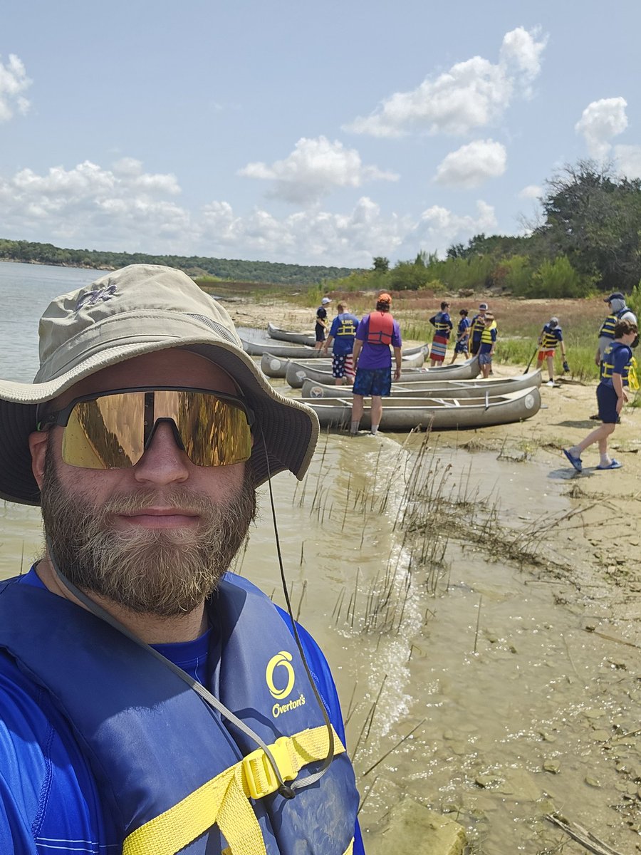 T_REX1991's tweet photo. Spent the weekend tricking the scouts into canoeing to an island 3x as far as I said it was lol whoops! #Scouting #BSA #Explore #AlphaPhiOmega #EagleScout #LFS #MWAB #Troop336 https://t.co/rGXte5EJJd
