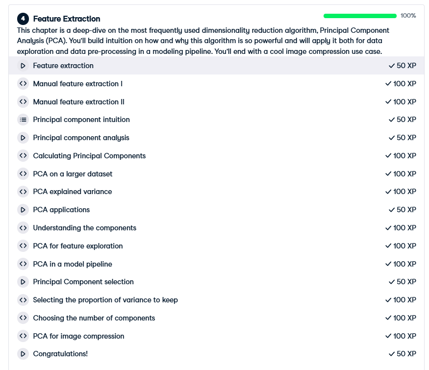 Safal2002's tweet photo. #LSPPDay58: Went deeper into PCA and its application in Feature Extraction. Covered Topics: interpretation, explained variance of PCs, choosing appropriate num. of PCs + more. Also learnt to use PCA for image compression. 
#60DaysOfLearning2024 #LearningWithLeapfrog
@lftechnology https://t.co/OaQHb2S0DC