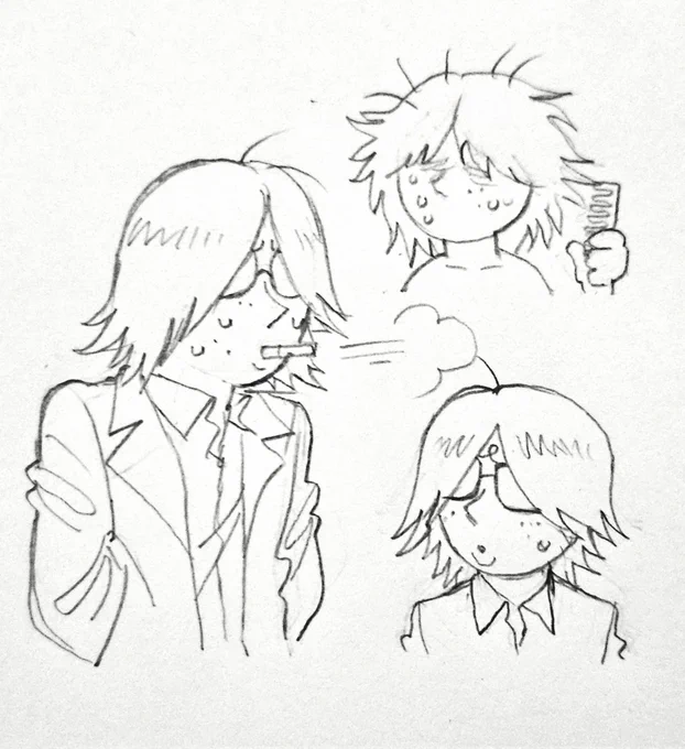 come up with a simplified portrait to depict myself in several situations 
