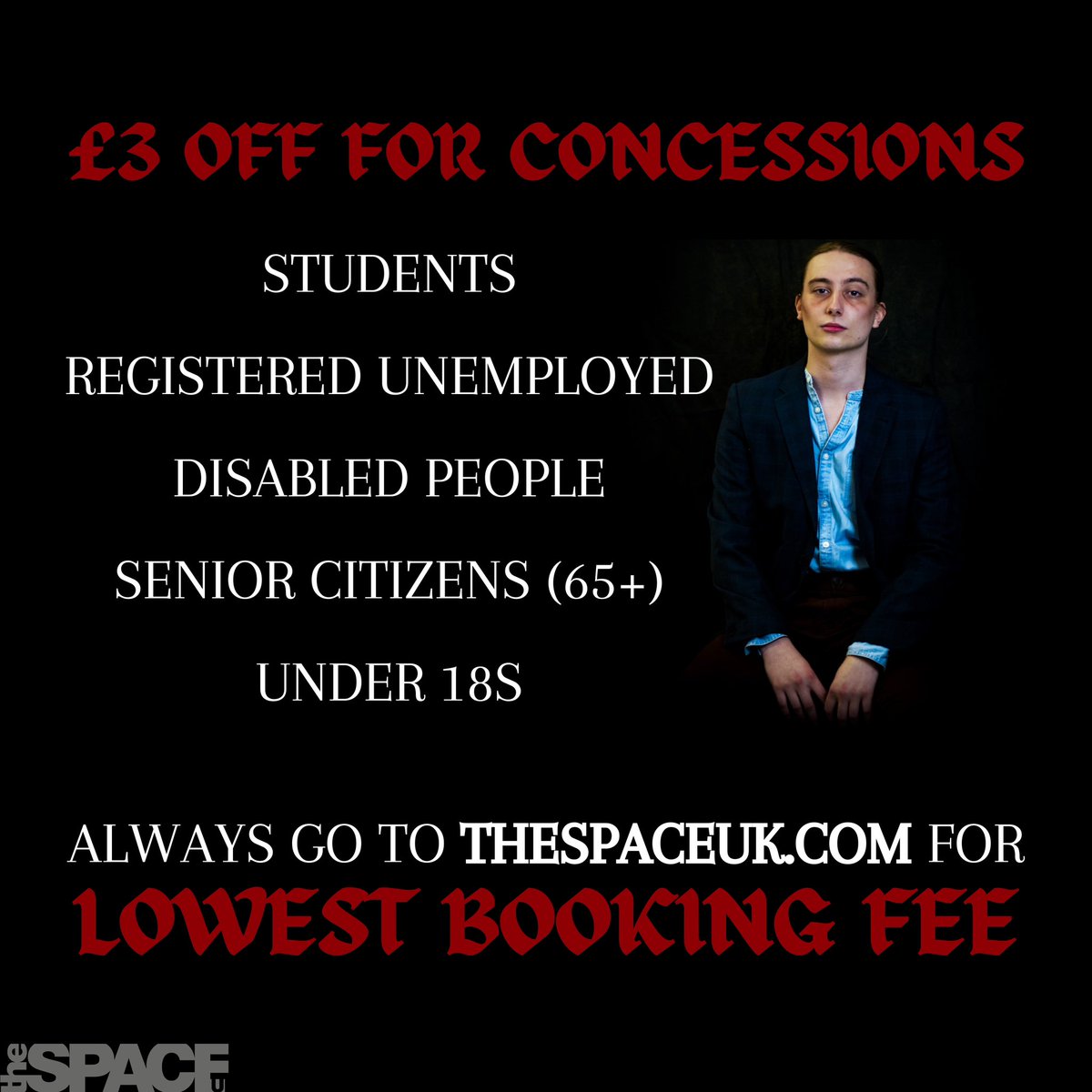 GFDmusical's tweet photo. Oh so you wanna know how to get the cheapest Godfather Death tickets? ❤️‍🔥

It’s #sundayfringe and time to #unleashyourfringe, so we’ve made a handy discount guide just for you! 💀

2for1 tickets just released for Sunday 4th August, go snap them up! [only on @theSpaceUK website]🕯️ https://t.co/v6kyTX19hi