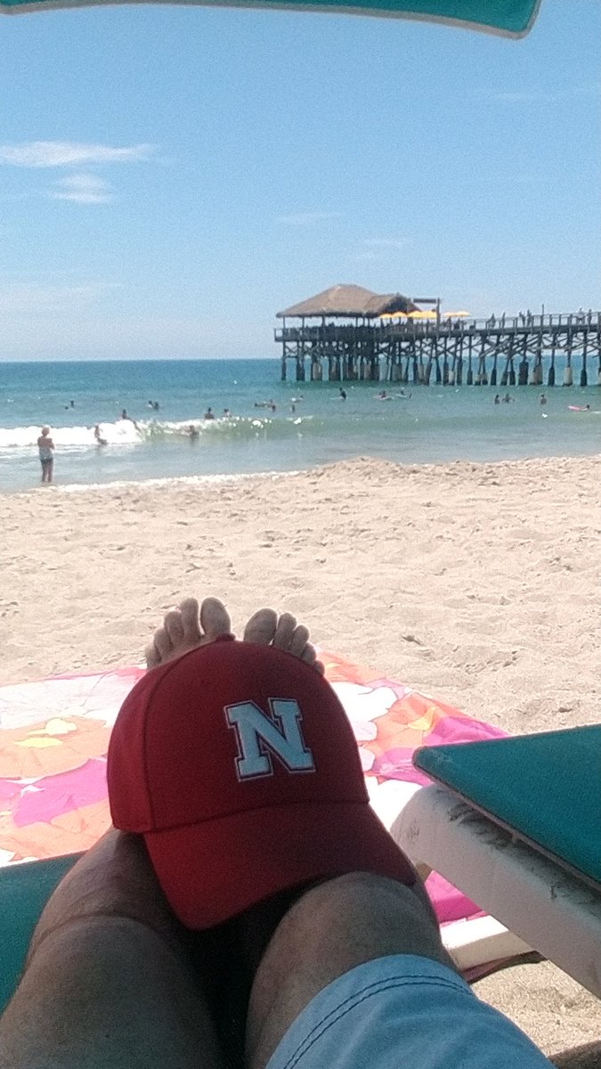 mazour1975's tweet photo. @Huskers @AdamBaumbach  @AFRO_THUNDER80 Go Big Red from Cocoa Beach Florida https://t.co/7lkRhrlYdX