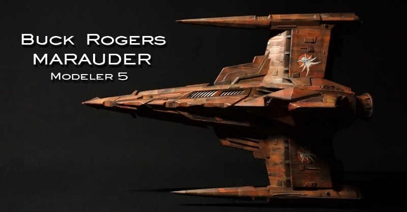 modeler_5's tweet photo. Building &amp; customizing the Buck Rogers Marauder model kit from Monogram. Check out the video below⤵
https://t.co/T4u5kHj0MH

#buckrogers #marauder #monogram #scifimodels #spaceshipmodels #movieprops #plasticmodels