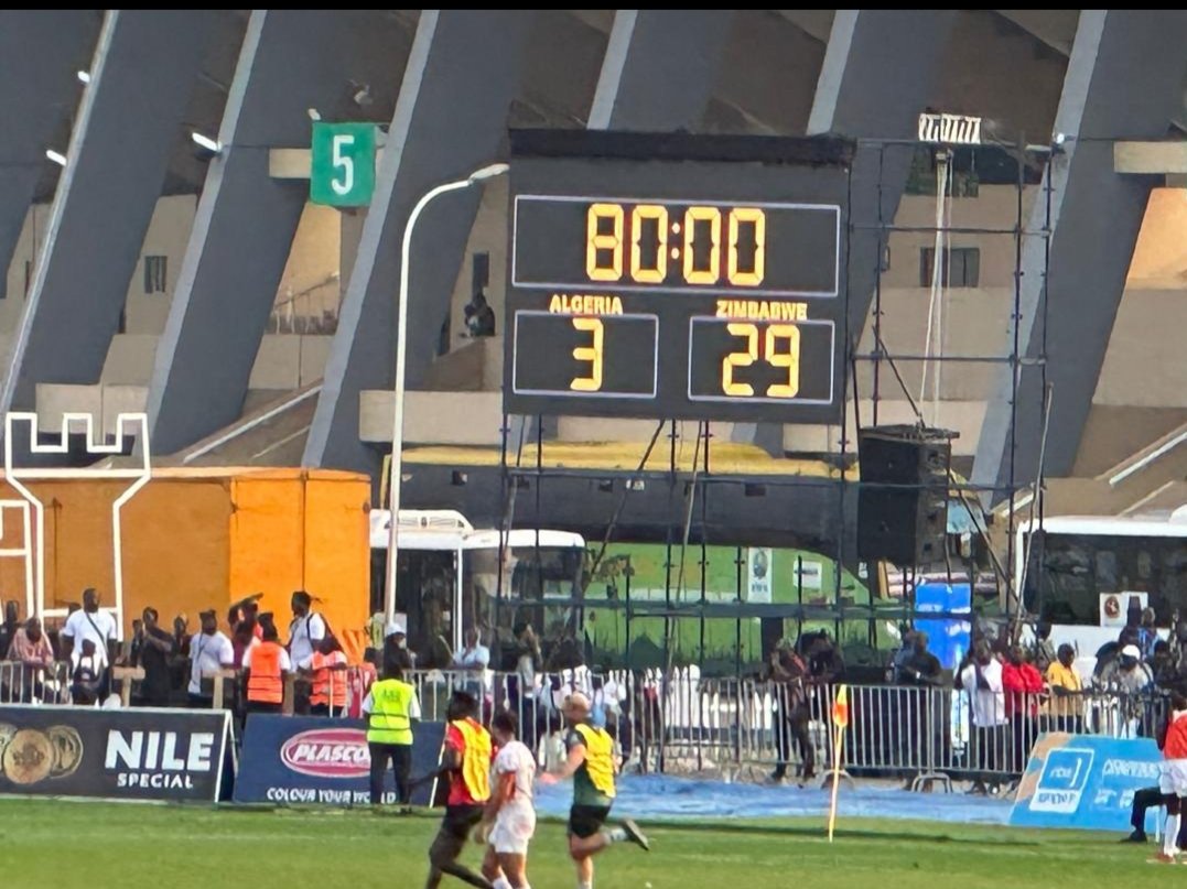 BukenyaSuzannah's tweet photo. #AfricaRugbyCup2024
Congratulations to Zimbabwe's National Rugby team #TheSables have beaten Algeria 29-3!!
@GNGwaku https://t.co/VbRLiOMIAy