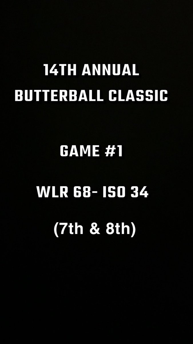 First game of the day. #butterballclassic
