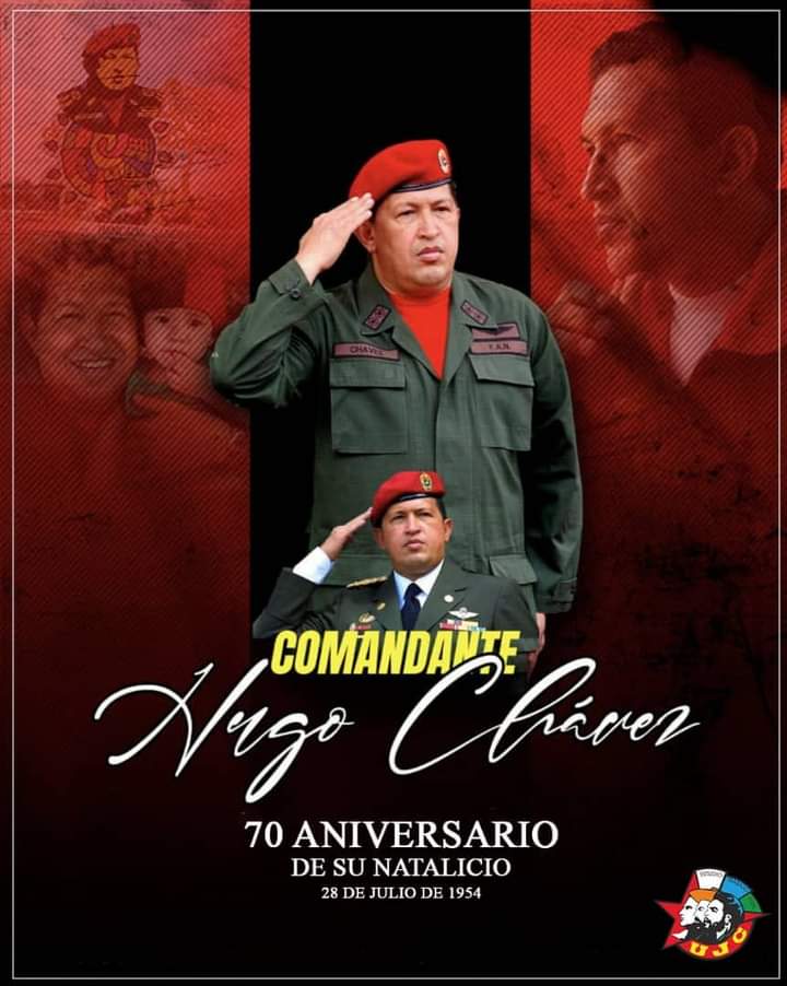 JulioGarca80298's tweet photo. Chavez.vive,la patria bolivariana.sigue el camino victorioso.#CubaEsRevolución @DiazCanelB .@DrRobertoMOjeda https://t.co/tqvdq2cE46