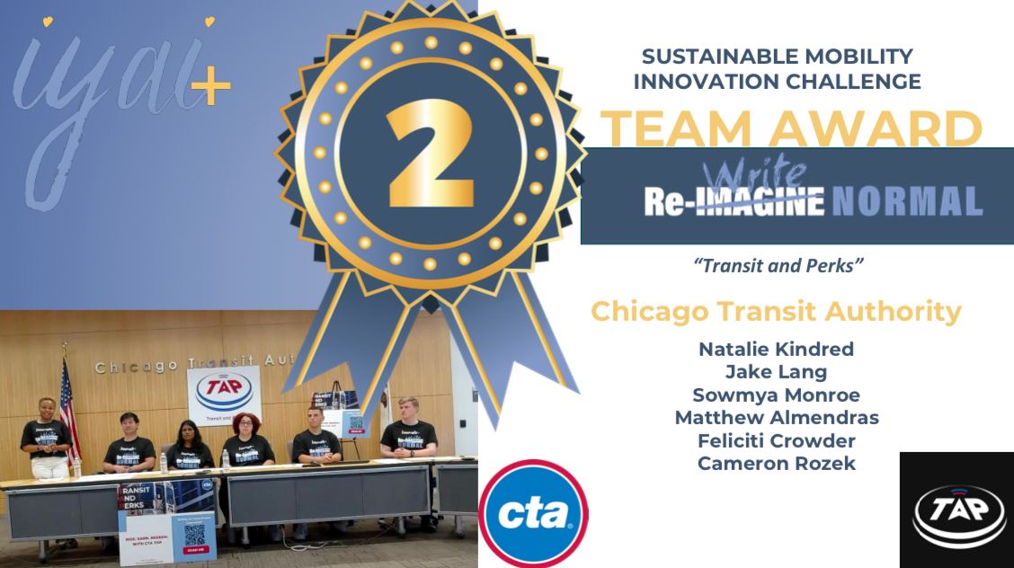 COMTOChicago's tweet photo. The CTA/COMTO Chicago team win 2nd place in the IYAI (Introducing Youth to American Infrastructure) 2024 Challenge. The CTA/COMTO Chicago team competed against several transit agencies across North America. Congratulations!!!!!! https://t.co/tap54tGPkv