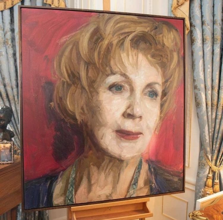 Embassy of Ireland (@irelandembgb) on Twitter photo We are all so saddened to hear of the passing of one of Ireland’s finest writers, a “fearless teller of truths”, who made London her home. Her portrait, painted so beautifully by <a href="/colin_davidson/">Colin Davidson</a> , hangs proudly in our Embassy, and her work and courage will continue to inspire. We are all so saddened to hear of the passing of one of Ireland’s finest writers, a “fearless teller of truths”, who made London her home. Her portrait, painted so beautifully by <a href="/colin_davidson/">Colin Davidson</a> , hangs proudly in our Embassy, and her work and courage will continue to inspire.