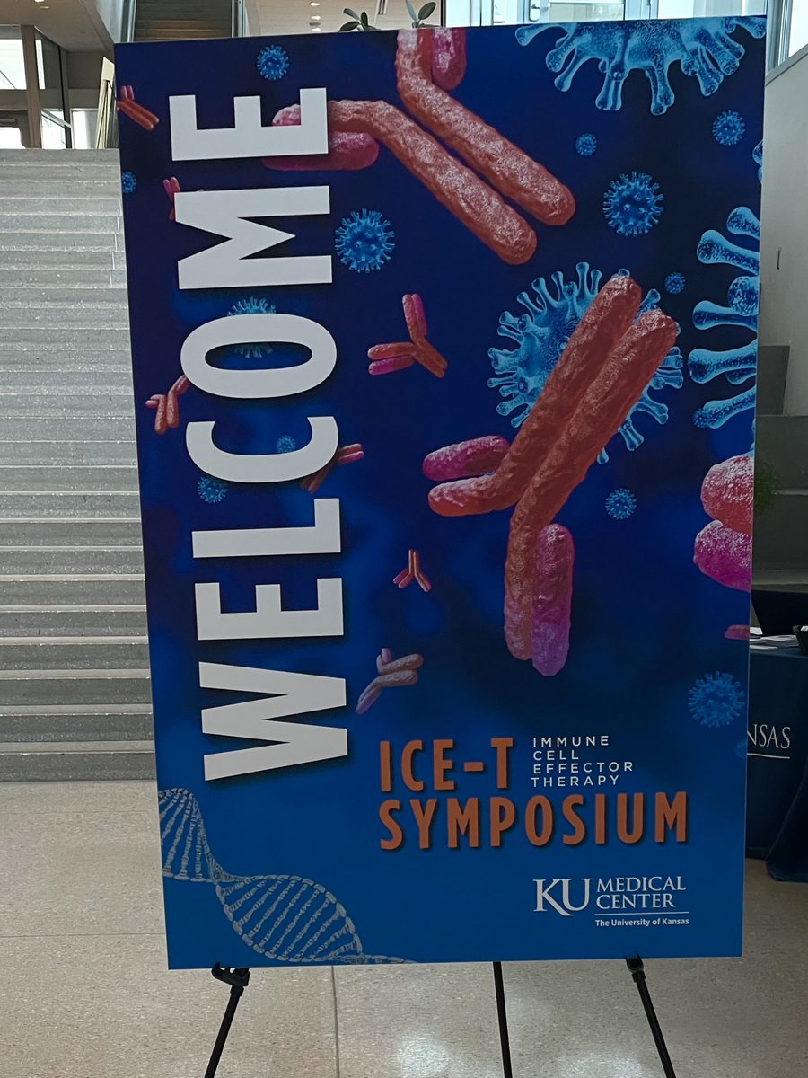 Abdallah81MD's tweet photo. Dr. McGuirk confidently delivered his opening remarks on the ICE-T symposium and the future of Cellular therapy! Stay tuned for more updates.
#KUICE_T #USMIRC @USMIRCNEWS #mmsm #myeloma #MedEd #MedTwitter @NausheenAhmedMD @kczmj @OncoAlert @KUcancercenter https://t.co/y2HNJl7PE7