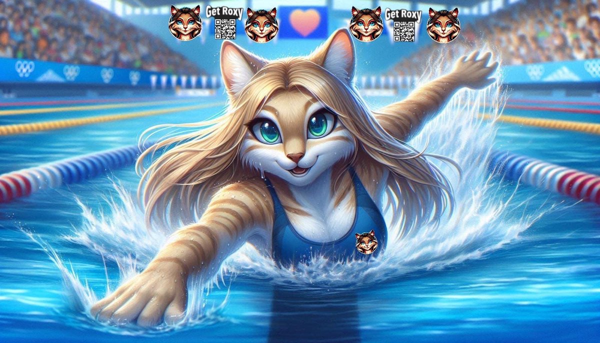 RoxyOn_X's tweet photo. 🏅🌊 Meet $Roxy, our Olympic champion, making waves in the swimming pool! With her unbreakable spirit and relentless dedication, she's destined to be the best in her field. Let's cheer for #Roxy as she swims her way to victory! 🏊♀️🔥
Get $Roxy 😻 on Solana:
https://t.co/rgRnOFjdk7…
Get $Roxy 😻 on MultiversX:
https://t.co/HUvsaAhEl0…
Roxy’s Manifest: https://t.co/2vJPUuRHL7
Website: https://t.co/w9VQh55gpL
Telegram: https://t.co/av7MjgLpAi
X: https://t.co/vdO8V13sZ1
Youtube: https://t.co/hnB5mt0baV
#MultiversX #memecoin #dogecoin #SHIBA #BONK #FLOKI #PEPE #OneDex #Solana #memecoins #xPortal #Cryptocurrencyes #Crypto #EGLD #Olympics #SwimmingChampion #Unstoppable #OlympicDreams #RoxyCommunity