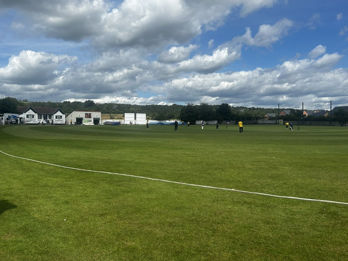 DarwoodMatt's tweet photo. Splendid day at the cricket watching @NewcCricketClub 2XI in their Hundred Day @WillingtonCC…..super venue and thanks for the hospitality, brilliant cricket club👏👏 Barney and Milo (pic) loved it #dogsatcricket https://t.co/6SzttX4R7U