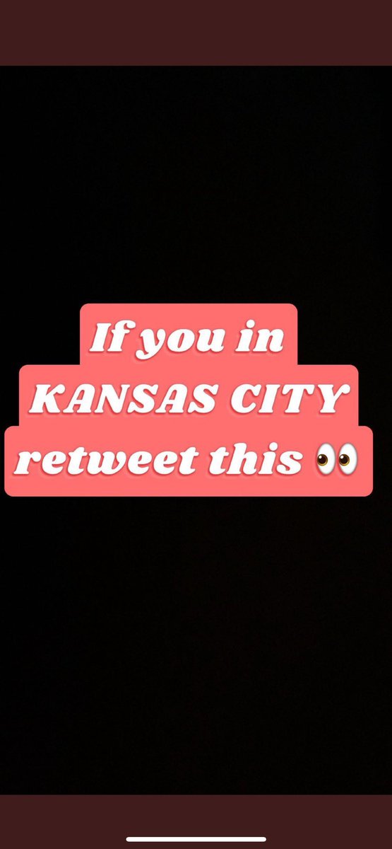 #KansasCity #kcmo #retweet 

Where all my KC followers at 👀