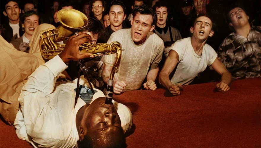 timecaptales's tweet photo. 14. Big Jay McNeeley playing a mean sax, 1953 https://t.co/XKxPa4zDxK
