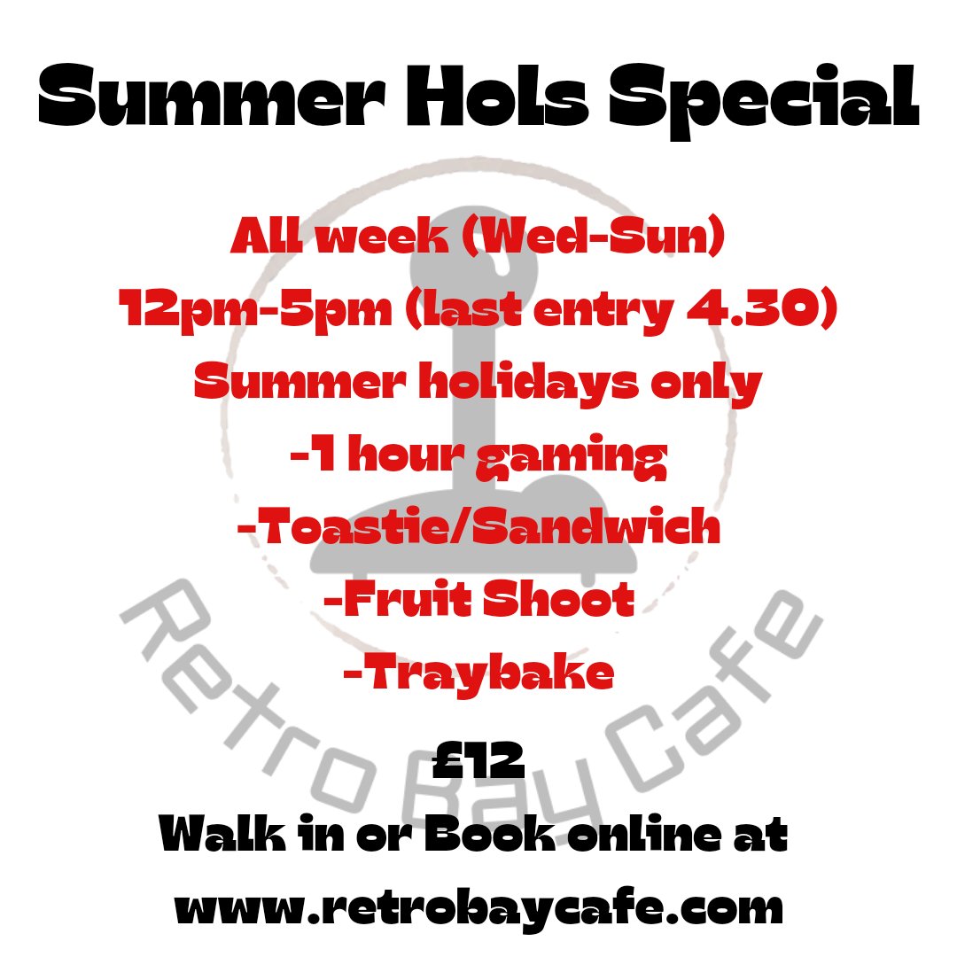 Next week's availability and our Summer Hols Special check out our website to book ❤️