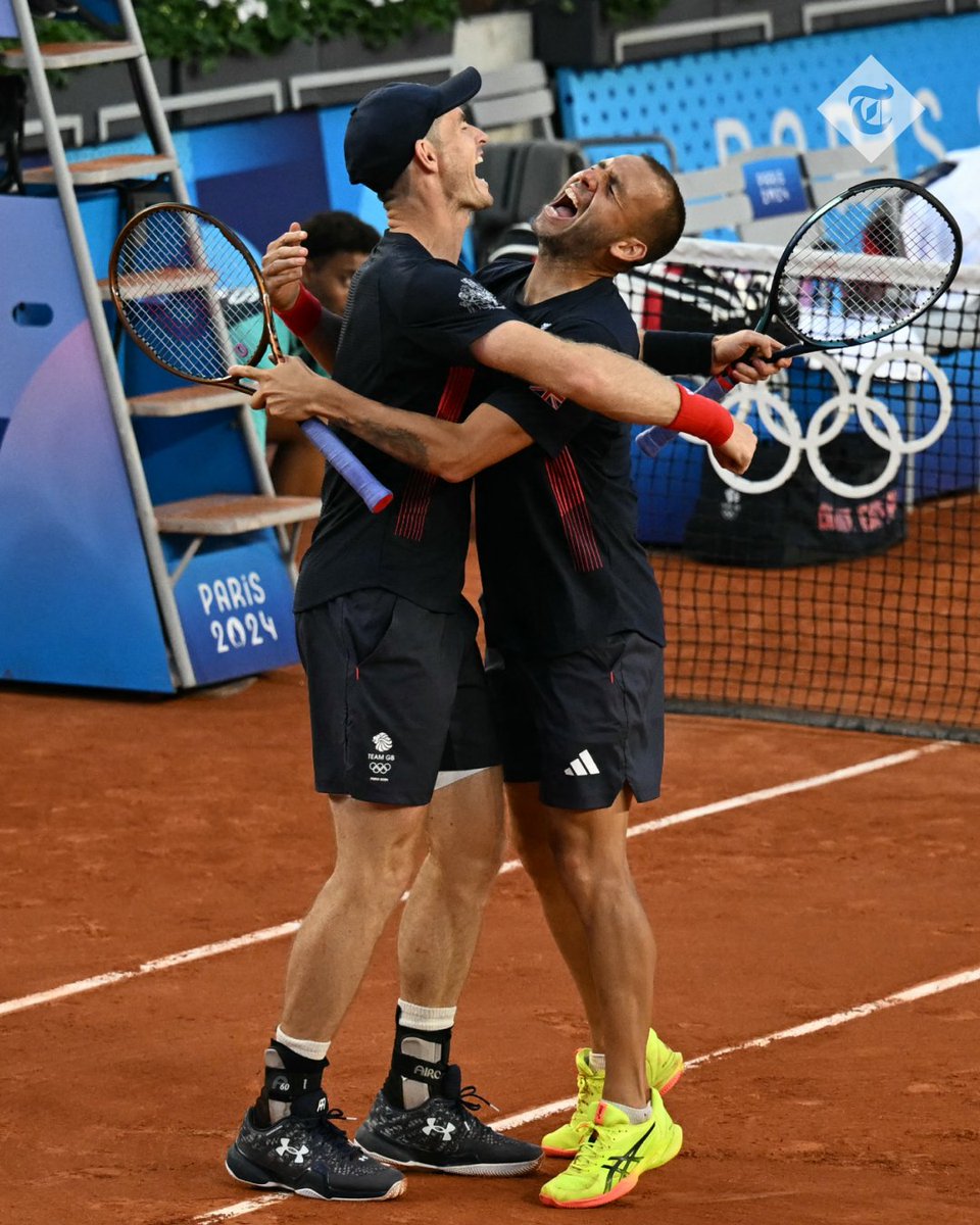Only Andy Murray ❤️

#TelegraphSport | #Paris2024