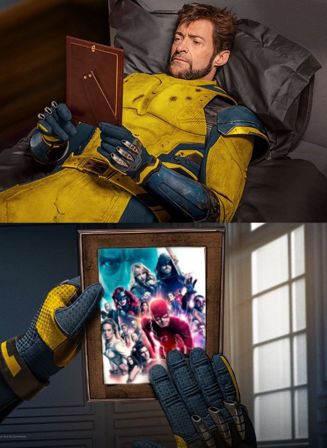 BamSmackPow's tweet photo. Thinkin' bout the good old days. 🥲

#DeadpoolAndWolverine #Arrowverse https://t.co/PrKy9dsSza