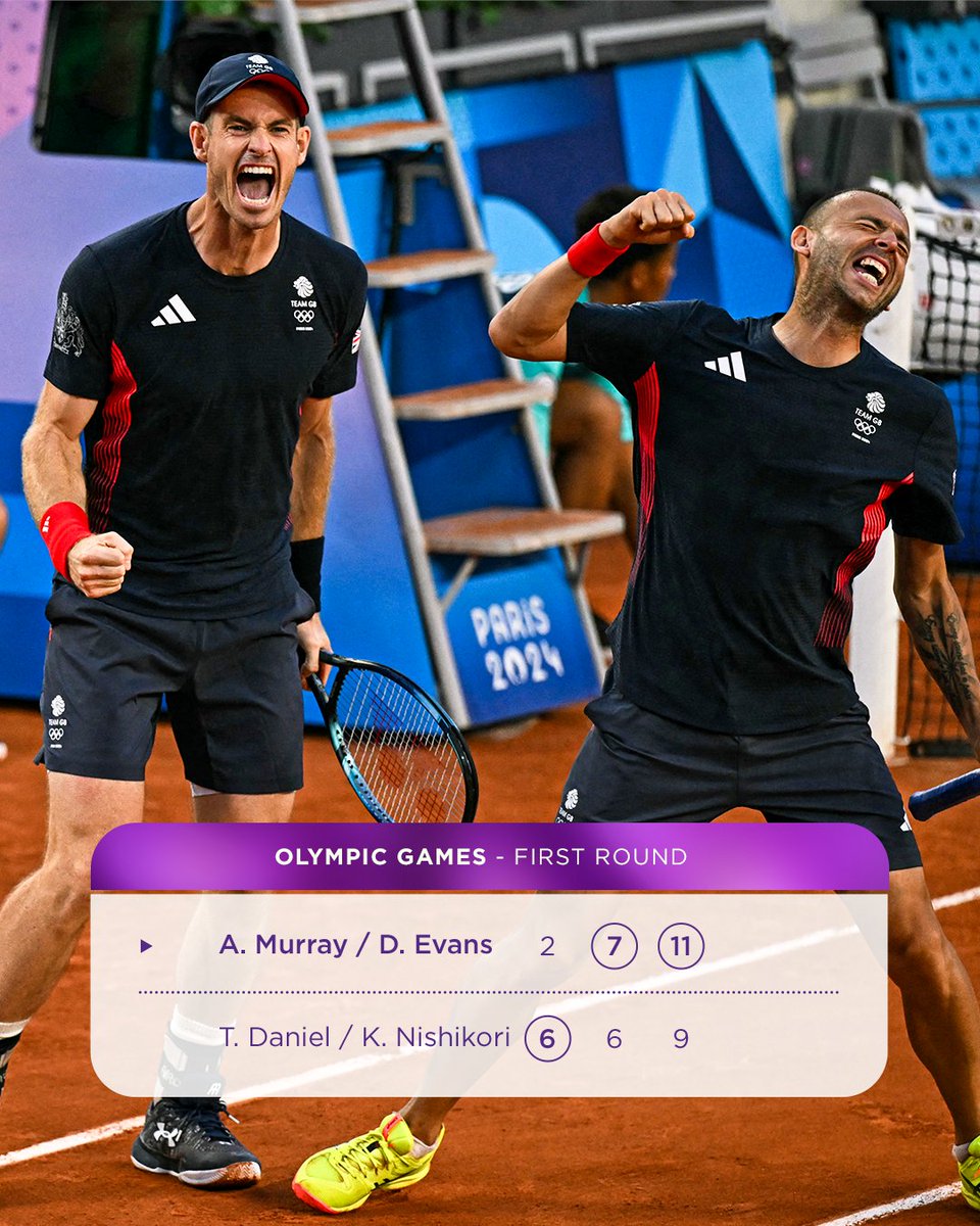 Andy Murray bowing out without a fight?

Not. A. Chance.

#Paris2024