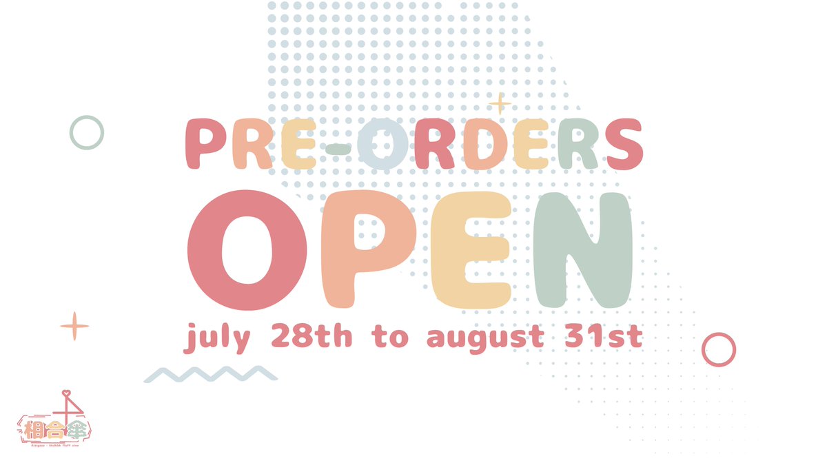 ☔️𝘗𝘙𝘌𝘖𝘙𝘋𝘌𝘙𝘚 𝘈𝘙𝘌 𝘖𝘗𝘌𝘕!☔️ 

✨The time has come for you to join us under our fluffy umbrella! Preorders for Aiaigasa, a BKDKBK fluff zine, have officially OPENED!✨

aiaigasazine.bigcartel.com

Preorders close on August 31st at 11:59 PM PST!