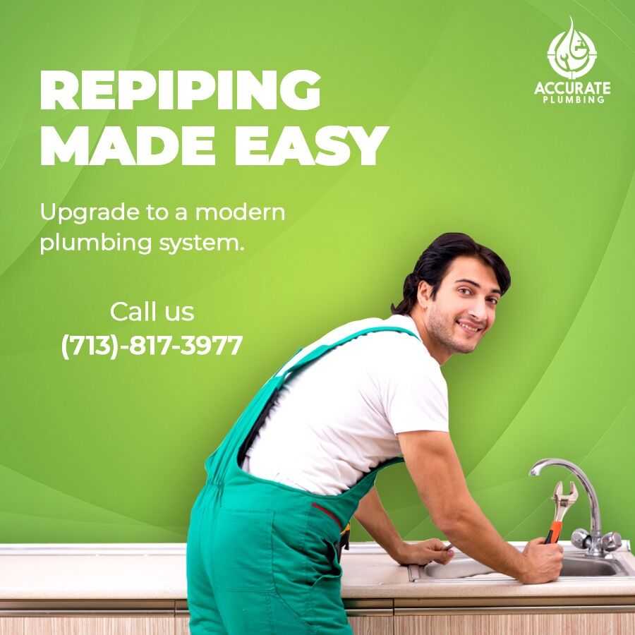 accurateplmbing's tweet image. Ensure the safety of your home with our professional gas line services. Accurate Plumbing offers expert repairs and installations to keep your gas lines safe and secure. Trust us for reliable and efficient service. Call us at (713)-817-3977.

#GasLineSafety #GasLineRepair #HomeSa