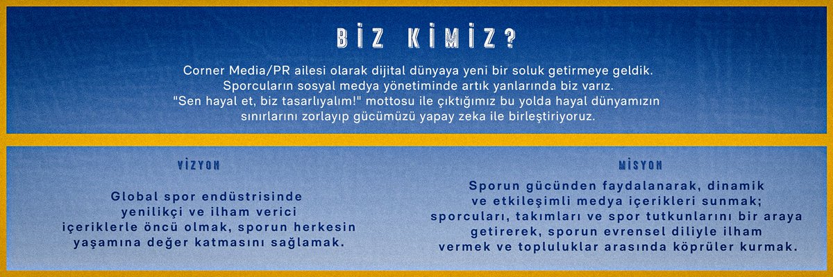 cornermediapr's tweet photo. Biz kimiz? #CornerTeam https://t.co/Z1xVD03K7w