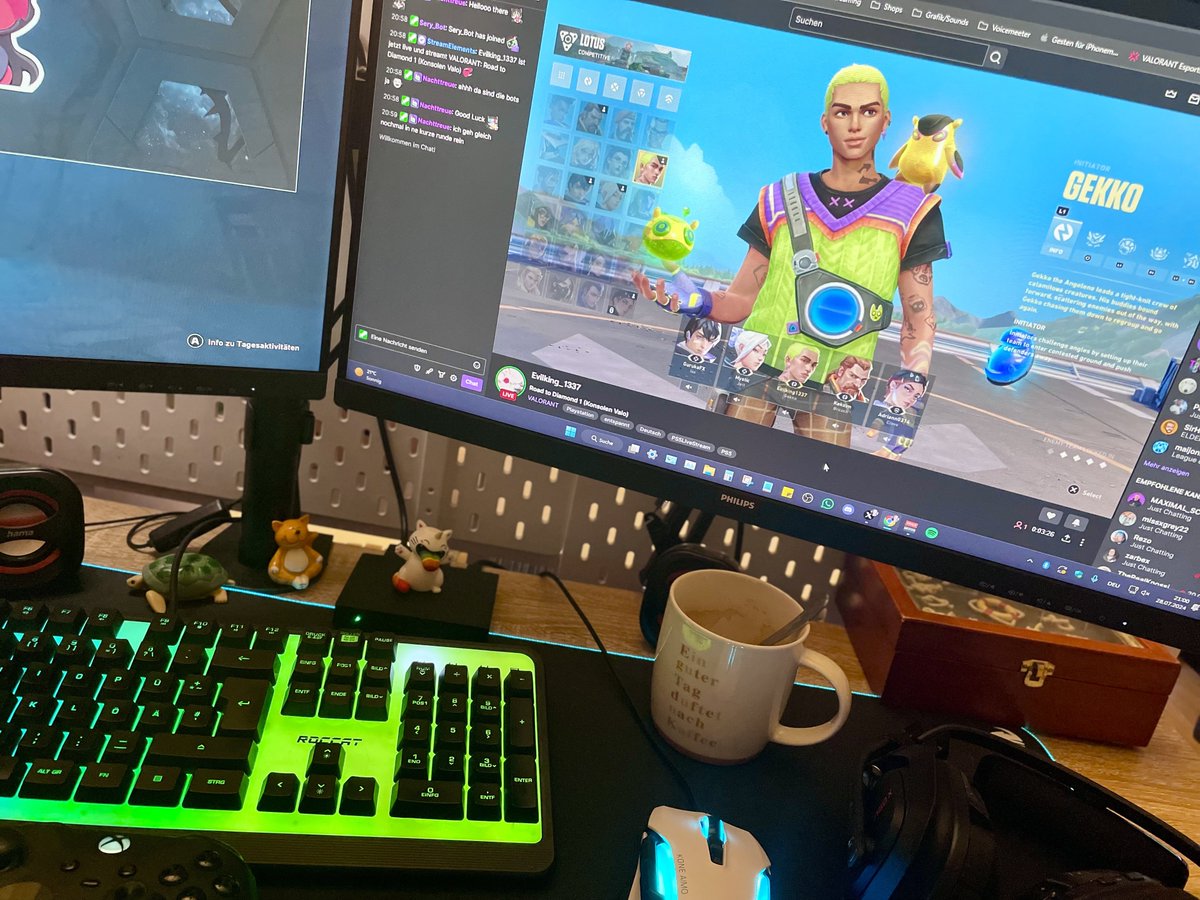 Nachttreue's tweet image. Abendprogramm...

Dem Junior beim Streamen Gesellschaft leisten 💜

Mama is Mod, also seid lieb wenn ihr reinschaut 😁🫶🏻

🎮 Twitch.tv/Evilking_1337 

#Twitch #ValorantBeta #HaveFun